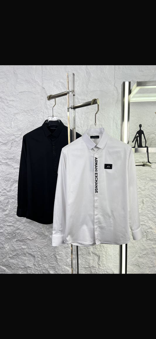 ARMANI EXCHANGE AX WHITE SHIRT