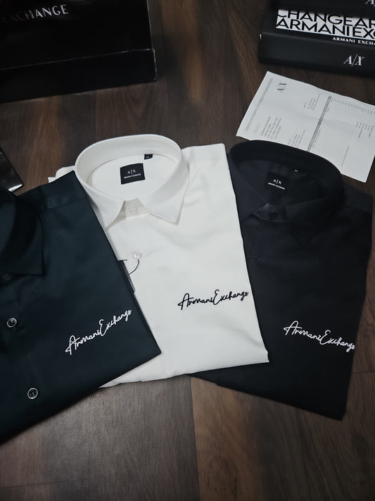 Armani Exchange AX BLACK WHITE shirt