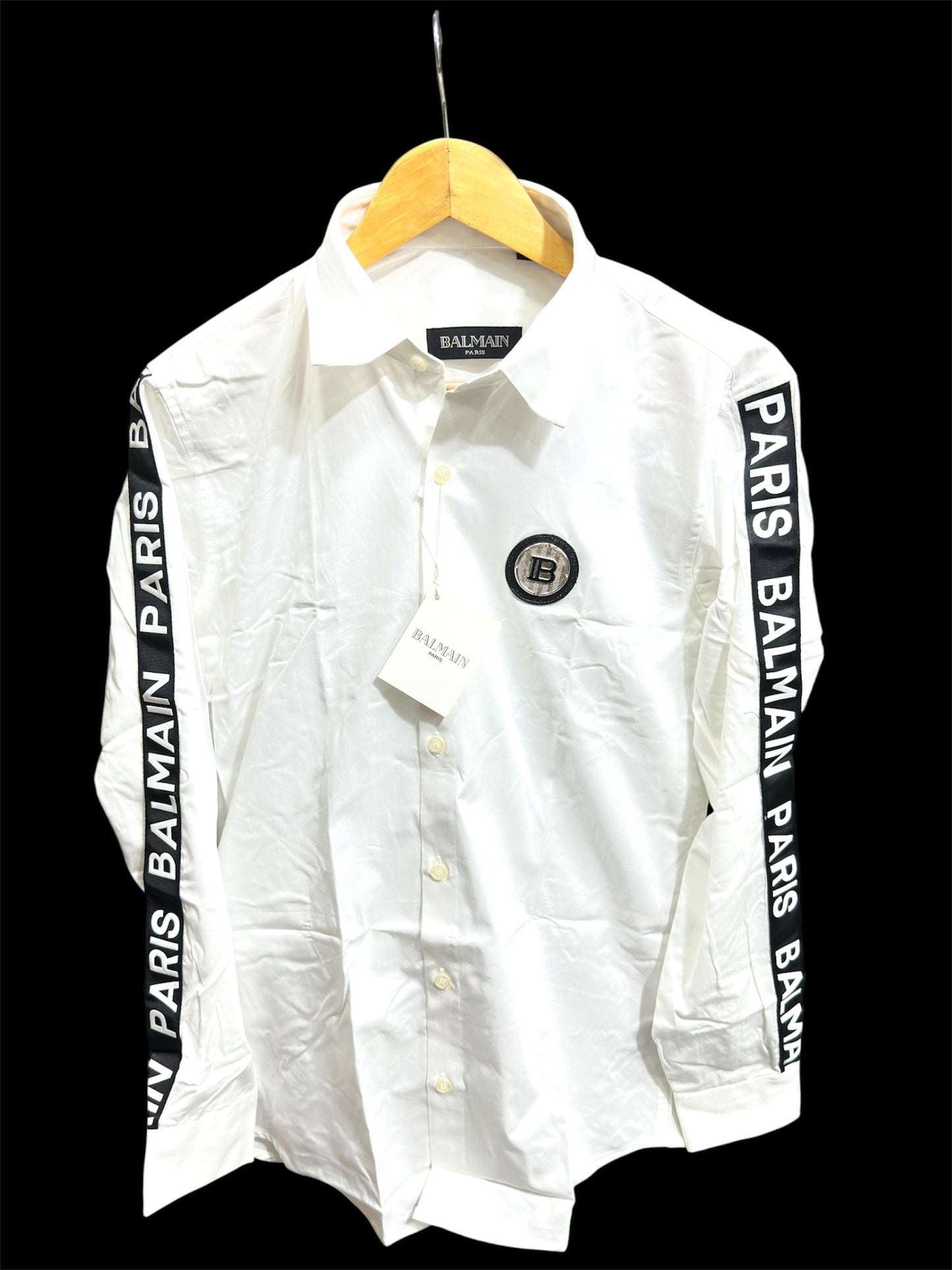 BALMAIN PARIS SIDE STRIP SHIRT