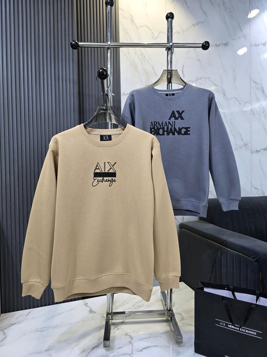 ARMANI EXCHANGE CREAME SWEATSHIRT