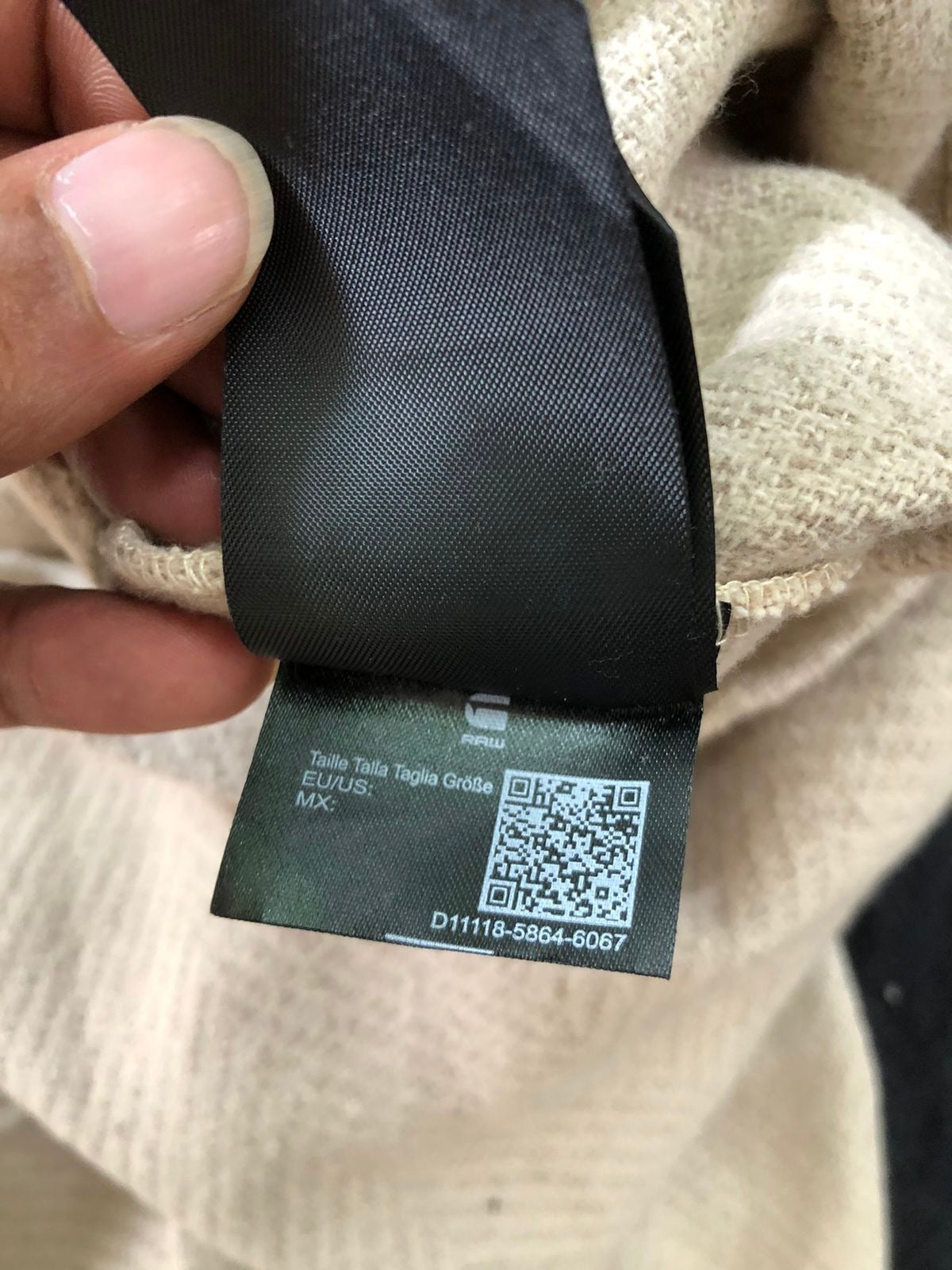 G STAR TWEED CREAME JACKET