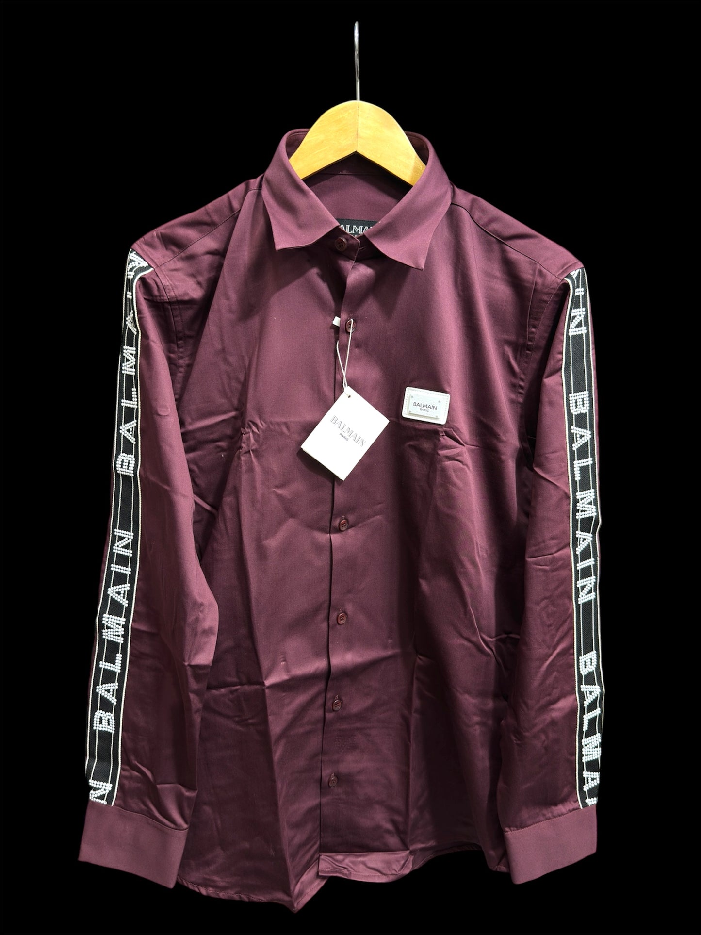 BALMAIN PARIS SIDE STRIP SHIRT