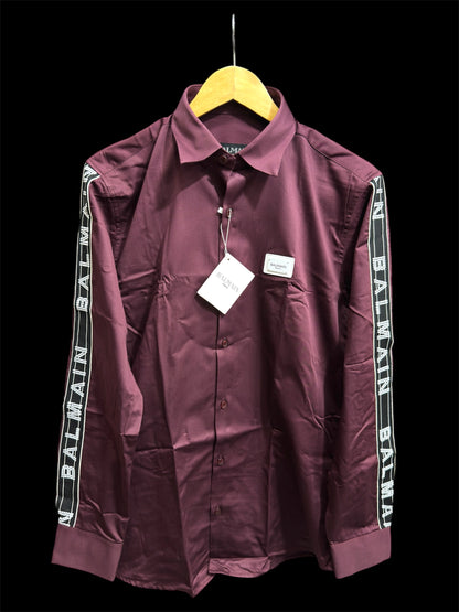 BALMAIN PARIS SIDE STRIP SHIRT