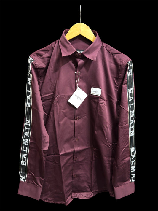 BALMAIN PARIS SIDE STRIP SHIRT