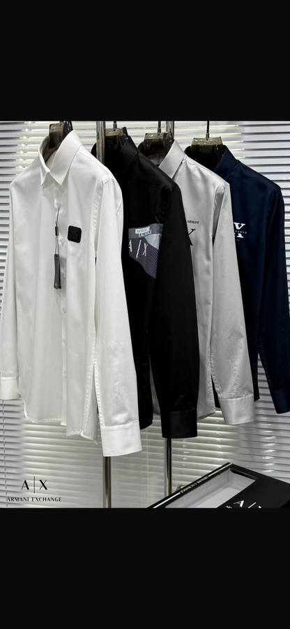 ARMANI EXCHANGE AX WHITE SHIRT