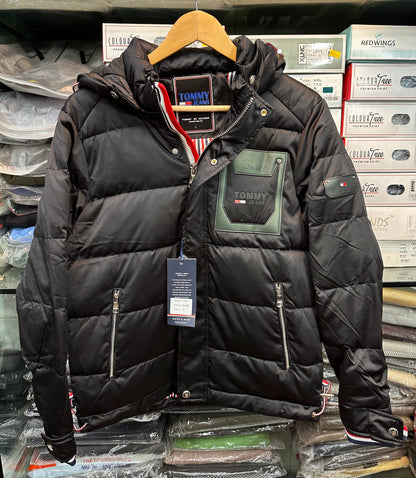 TOMMY HILFIGER GREY JACKET DUCK FEATHER -10degree