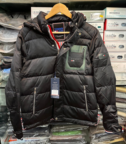 TOMMY HILFIGER GREY JACKET DUCK FEATHER -10degree