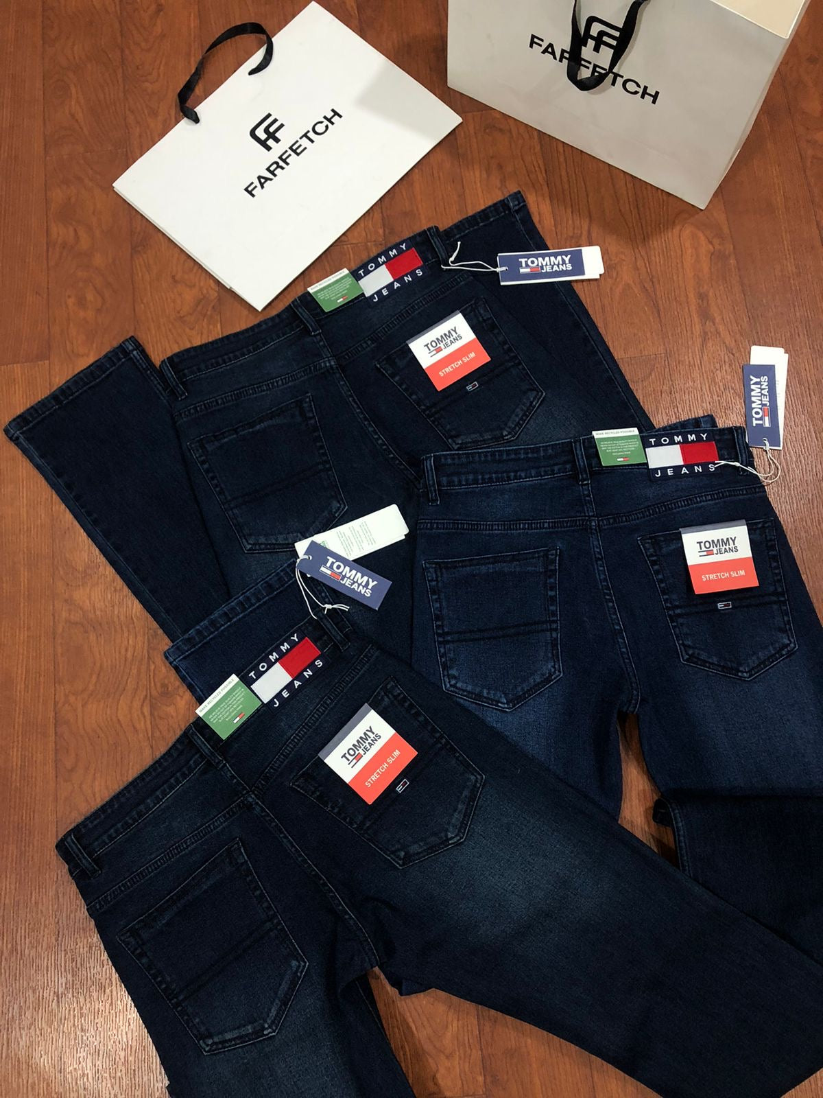 TOMMY HILFIGER JEANS BLUISH GREEN WASH