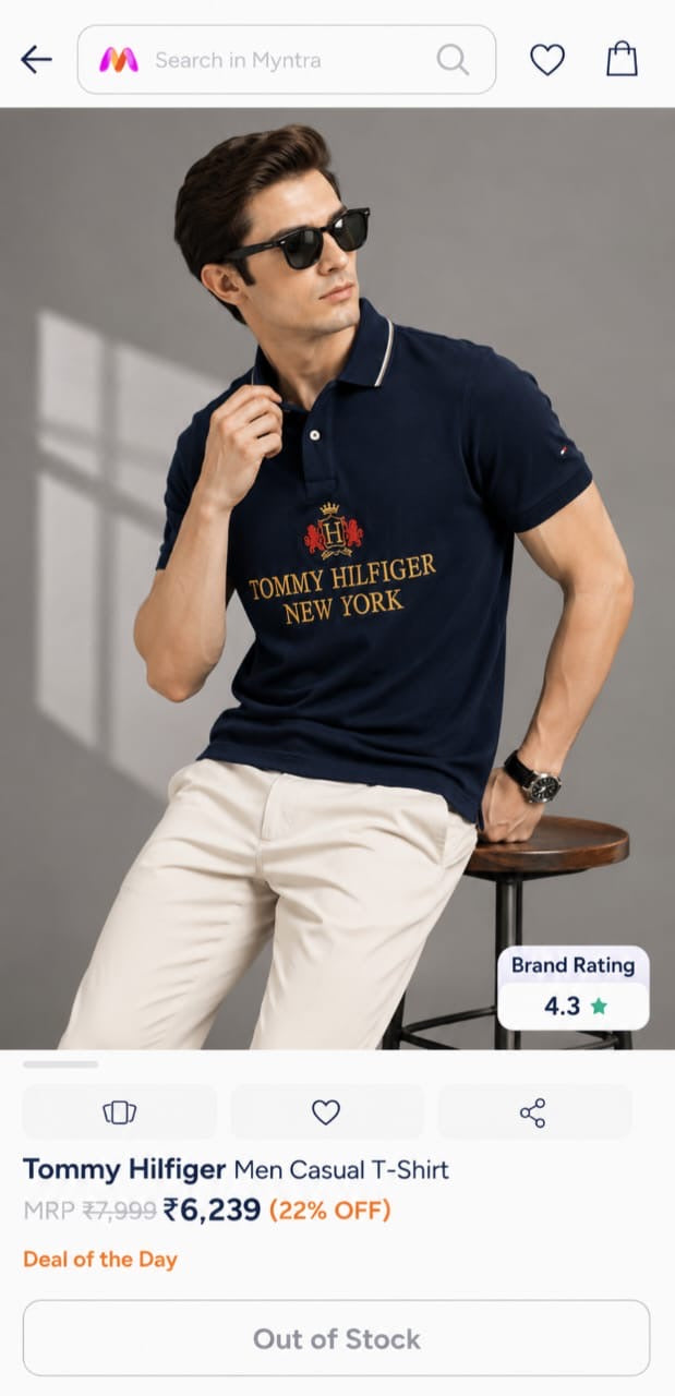 TOMMY HILFIGR TSHIRT