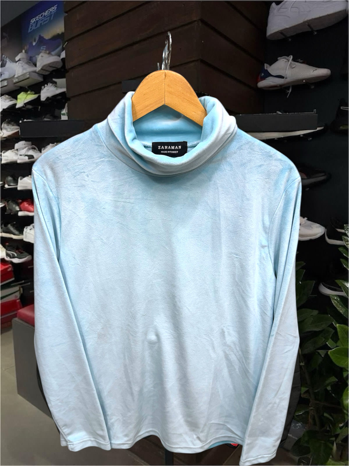 ZARA HIGH NECK VELET WOOLEN