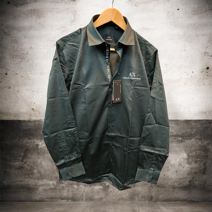 ARMANI EXCHANGE AX GREEN SHIRT