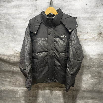 DIOR JACKET WITH EMBROIDERY LOGO IMPORTED DUCK FEATHER -10 degree