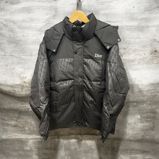 DIOR JACKET WITH EMBROIDERY LOGO IMPORTED DUCK FEATHER -10 degree