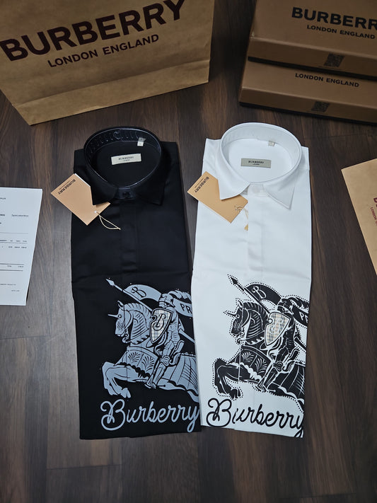 BURBERRY DAIMOND BLACK SHIRT