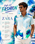 ZARA HALF SHIRT