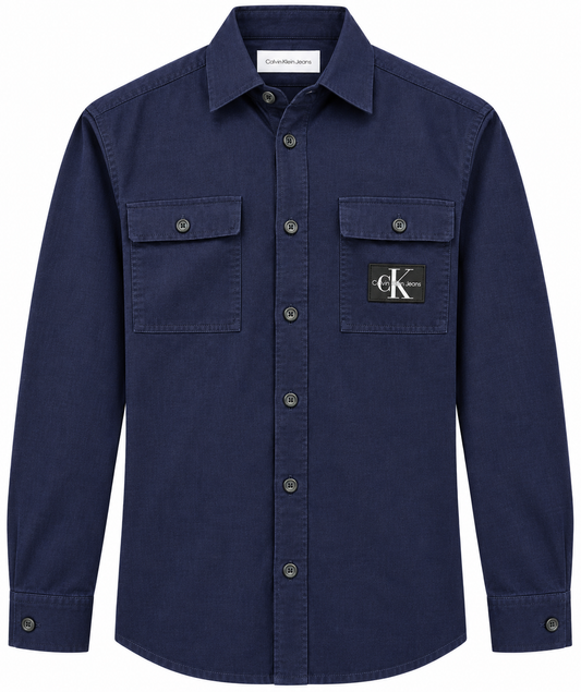 CALVIN KLEIN JEANS DARK NAVY BLUE SHIRT
