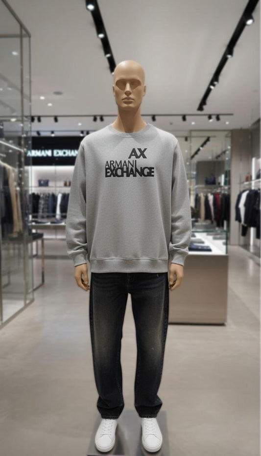 ARMANI EXCHANGE AX GREY SWEATSHIRT