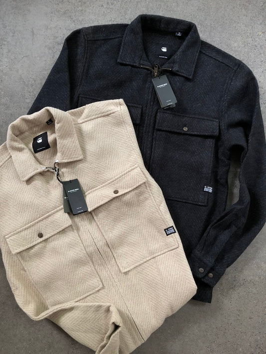 G STAR TWEED CREAME JACKET