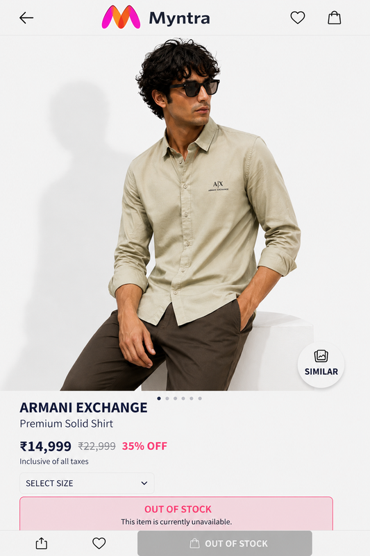 ARMANI EXCHANGE AX SHIRT