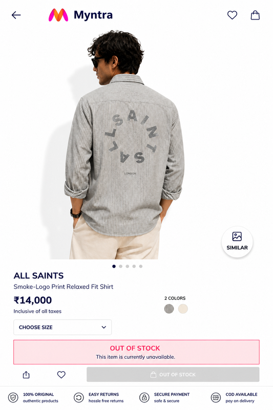 ALL SAINTS SHIRT