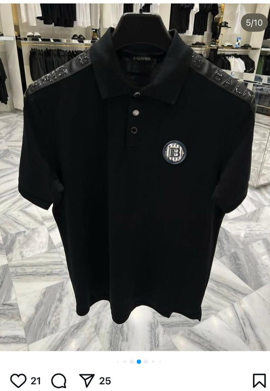 Balmain black tshirt