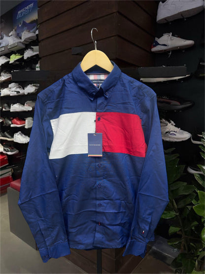 TOMMY HILFIGER BLUE SHIRT