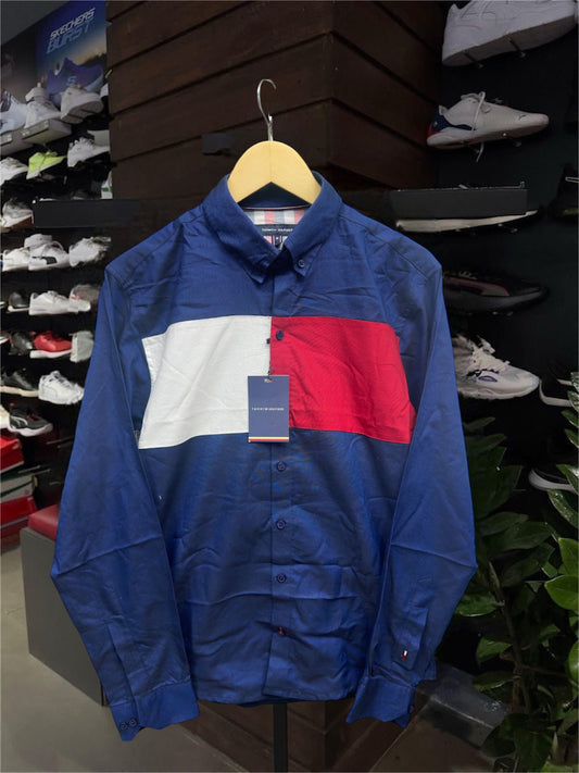 TOMMY HILFIGER BLUE SHIRT