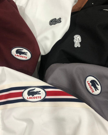 LACOSTE MAHROON SHIRT