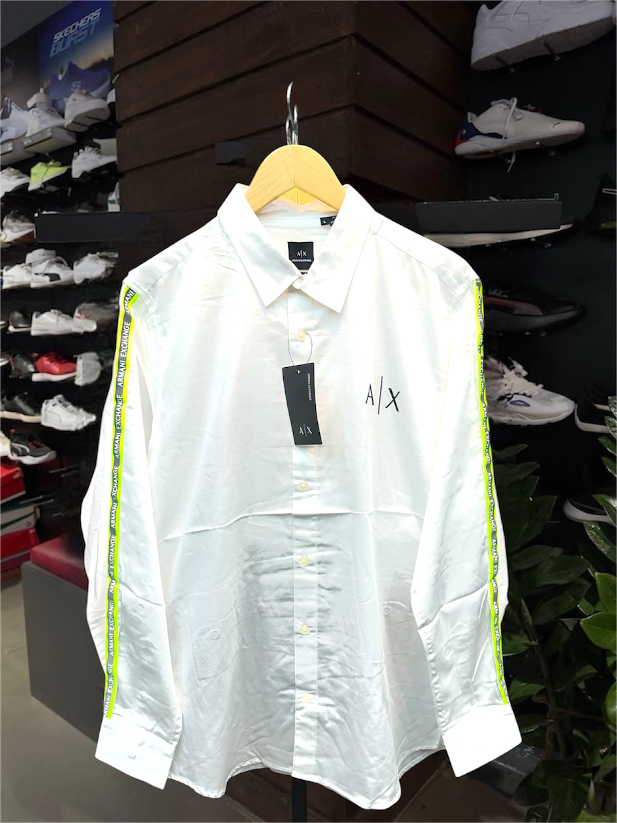 ARMANI EXCHANGE AX SIDE STRIP SHIRT