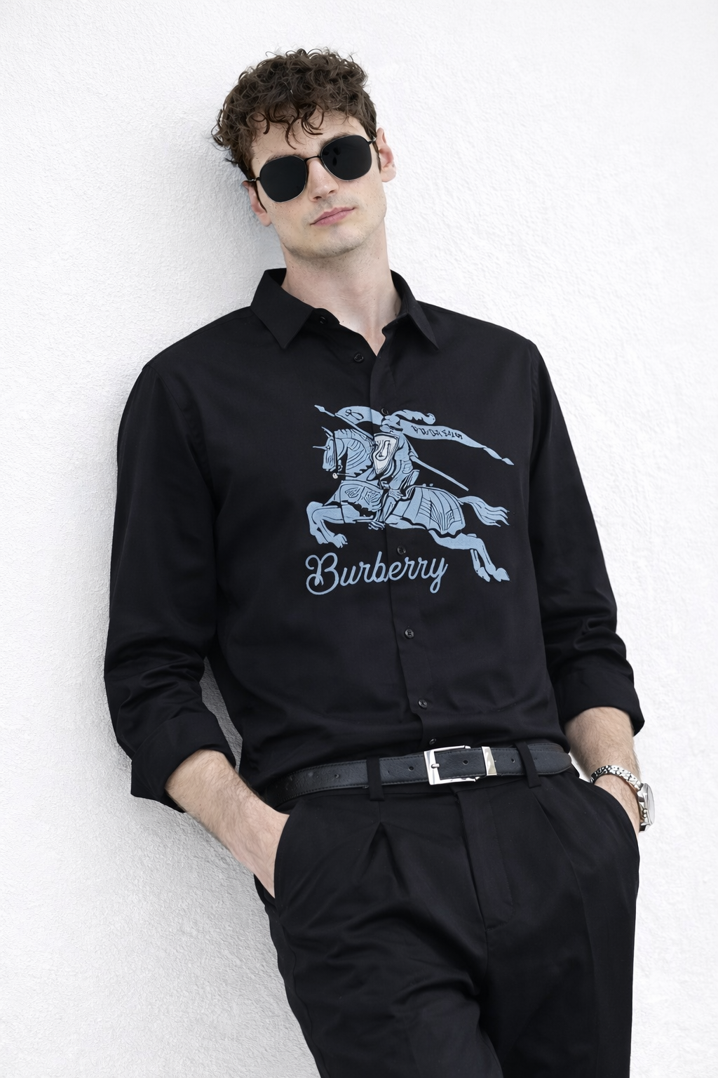 BURBERRY BLACK SHIRT