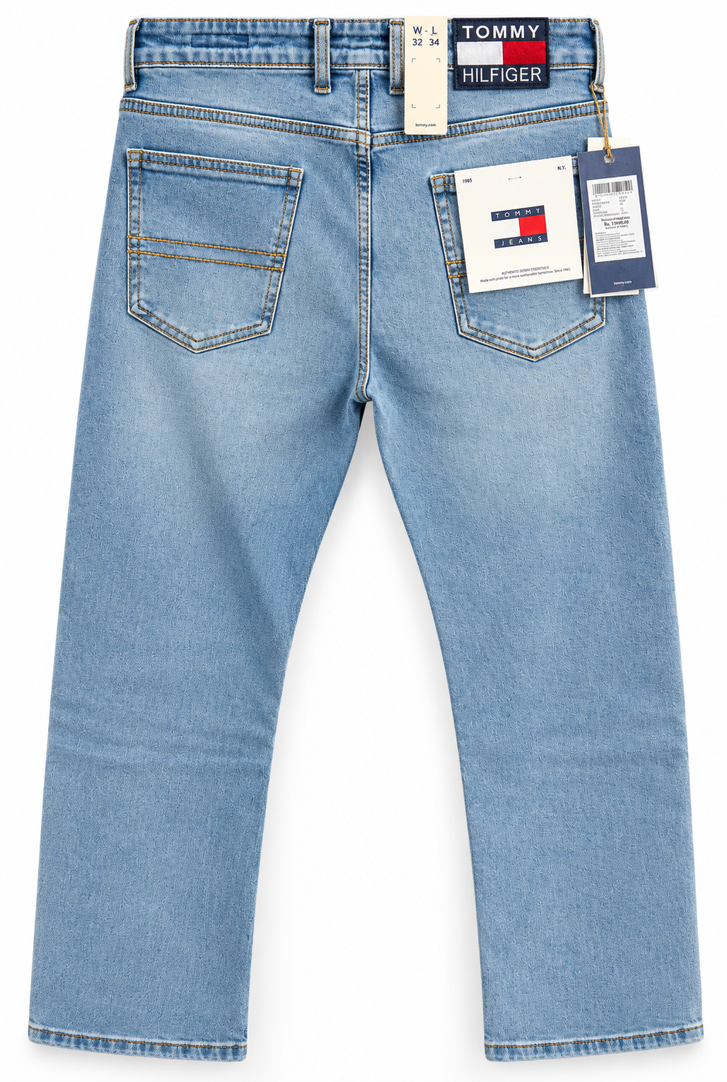 TOMMY HILFIGR ICE BLUE JEANS
