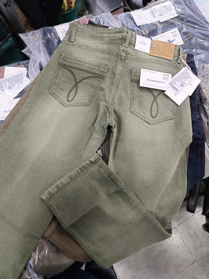 CK CALVIN KLEIN GREEN WASH JEANS