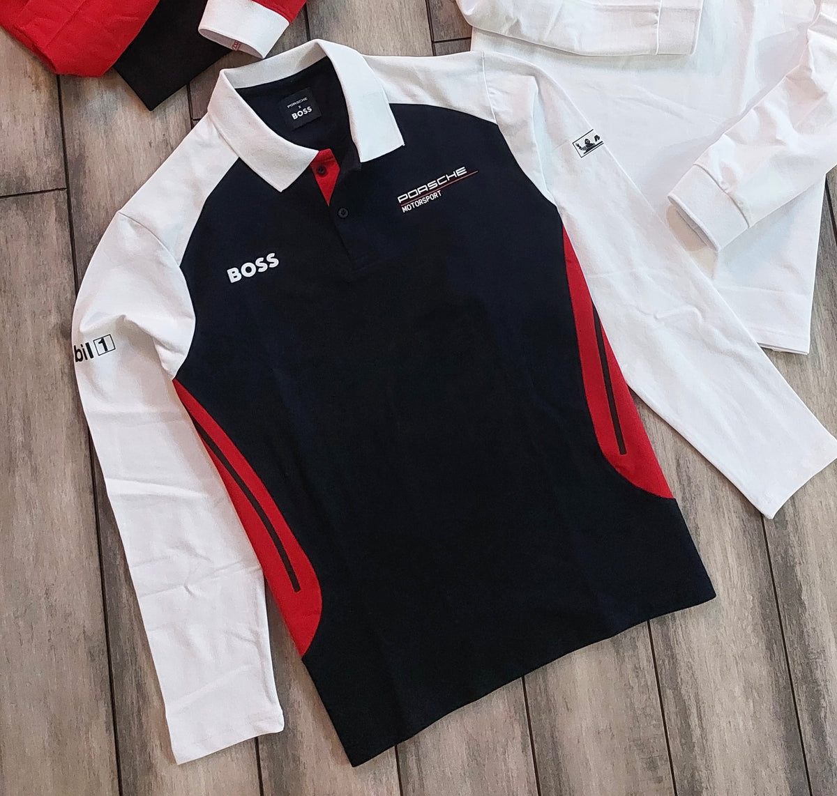 BOSSS POLO FULL SLEEVE TSHIRT
