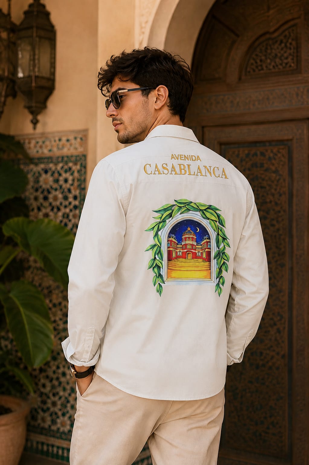 CASABLANCA CREAME  SHIRT