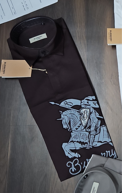 BURBERRY BROWN SHIRT