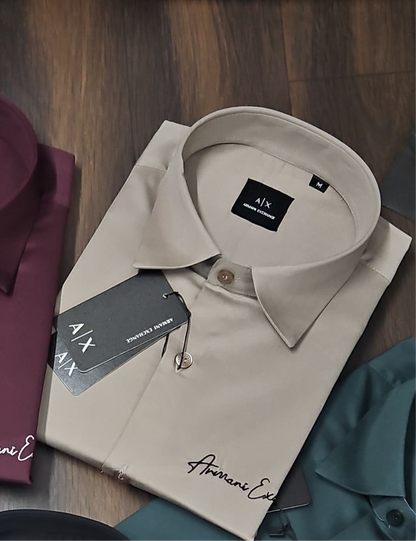 ARMANI EXCHANGE AX METTALIC SHIRT