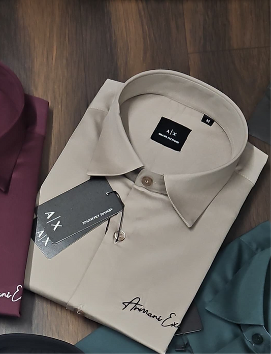 ARMANI EXCHANGE AX METTALIC SHIRT