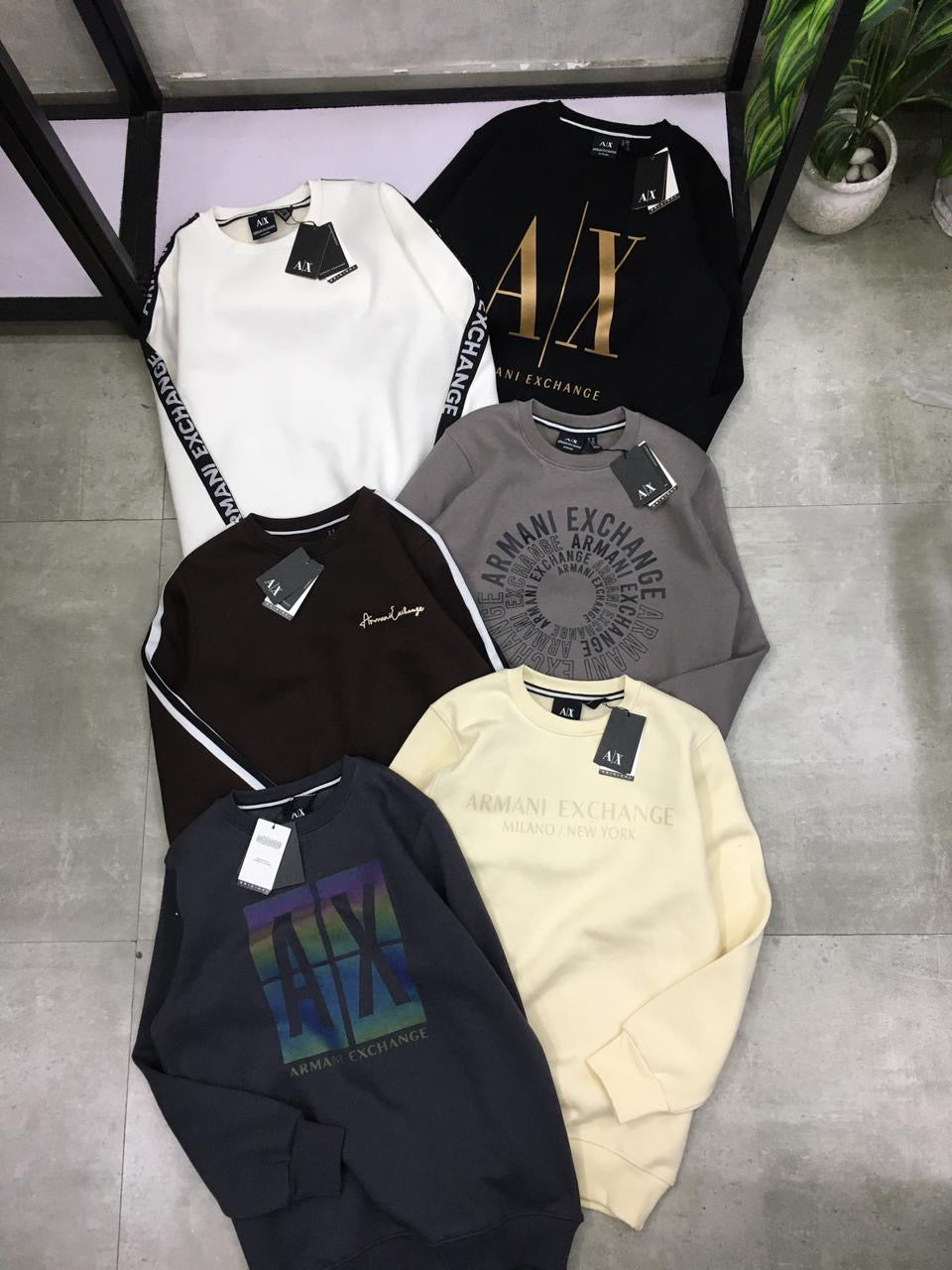 ARMANI EXCANGE MEN'S PREMIUM SWEATSHIRT
