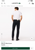 LACOST BLACK JEANS