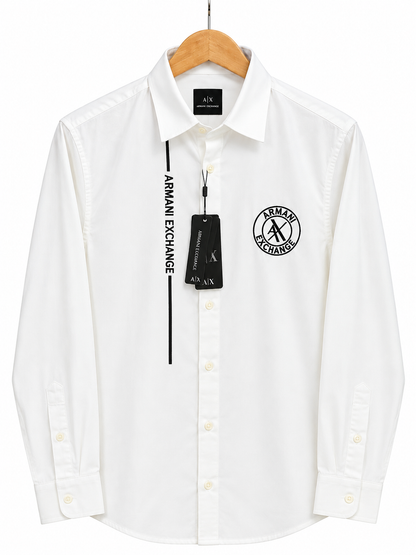 ARMANI EXCHANGE AX WHITE SHIRT
