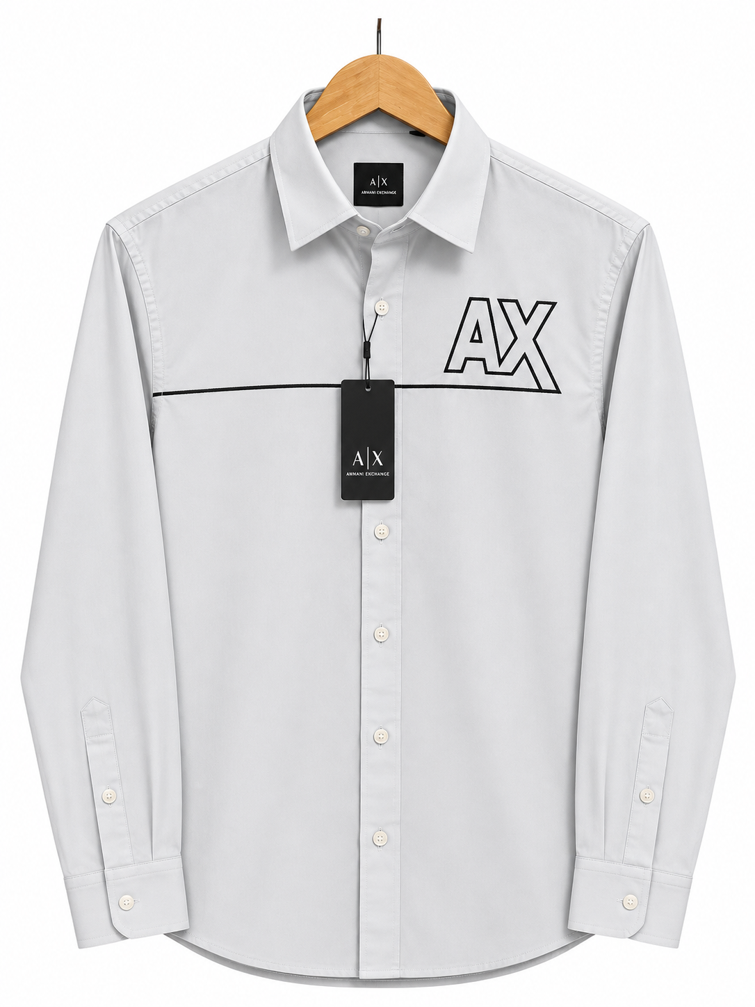 ARMANI EXCHANGE AX GREY SHIRT