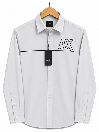 ARMANI EXCHANGE AX GREY SHIRT