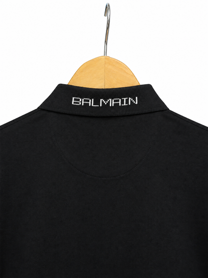 BALMAN PARIS BLACK TSHIRT