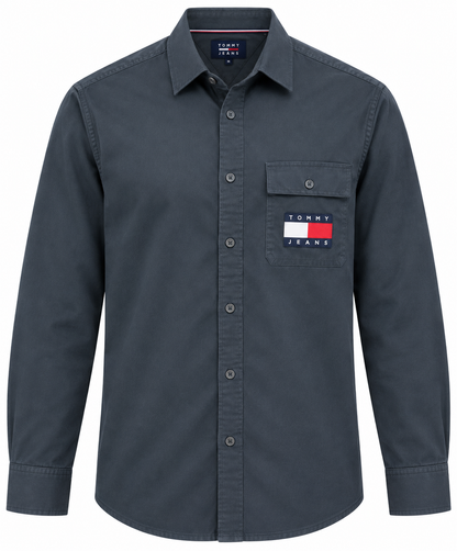 TOMMY HILFIGER CHARCOAL GREY SHIRT