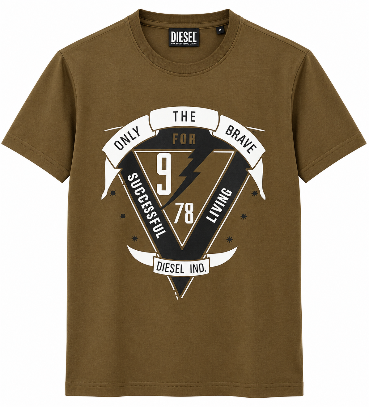 DIESELL BROWN TSHIRT