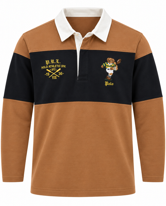RL POLO BROWN FULL SLEEVE TSHIRT