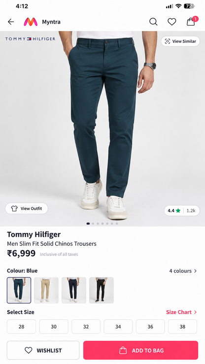 TOMMY HILFGER TROUSER