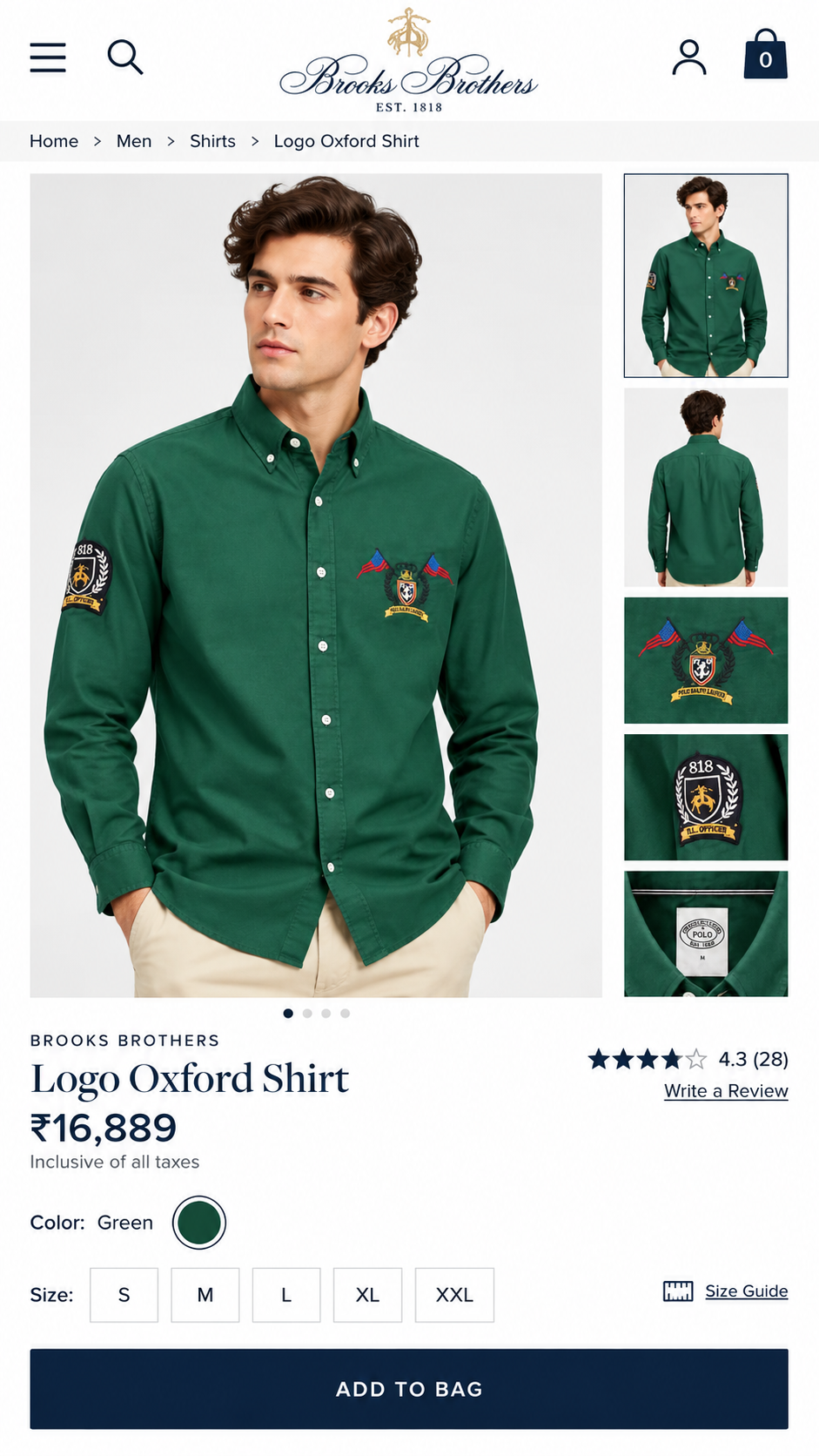 BROOOKS BROTHERS SHIRT