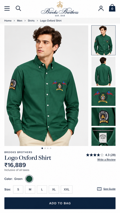 BROOOKS BROTHERS SHIRT