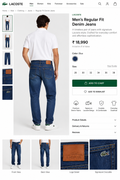 LACOST  JEANS